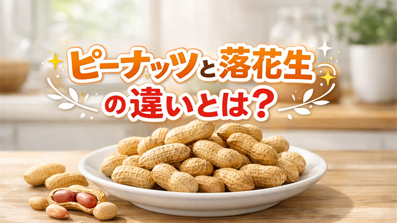 ピーナッツと落花生の違いとは？それとも同じ？見分け方と豆知識！