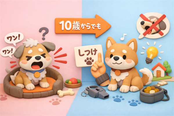 犬のしつけ|老犬でも間に合う！10歳からの「無駄吠え」しつけ直し新常識