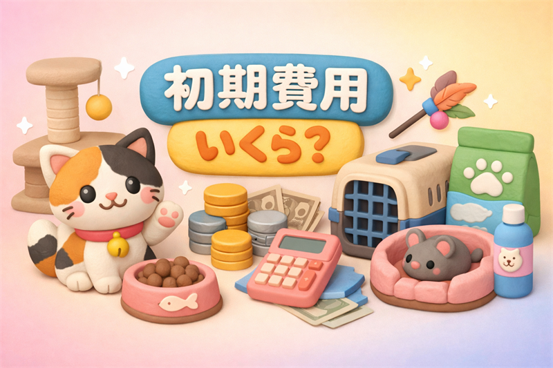 猫の飼い方｜猫飼育の初期費用はいくら？必要な出費を解説！