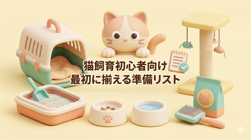 猫飼育初心者が最初に準備するもの完全ガイド